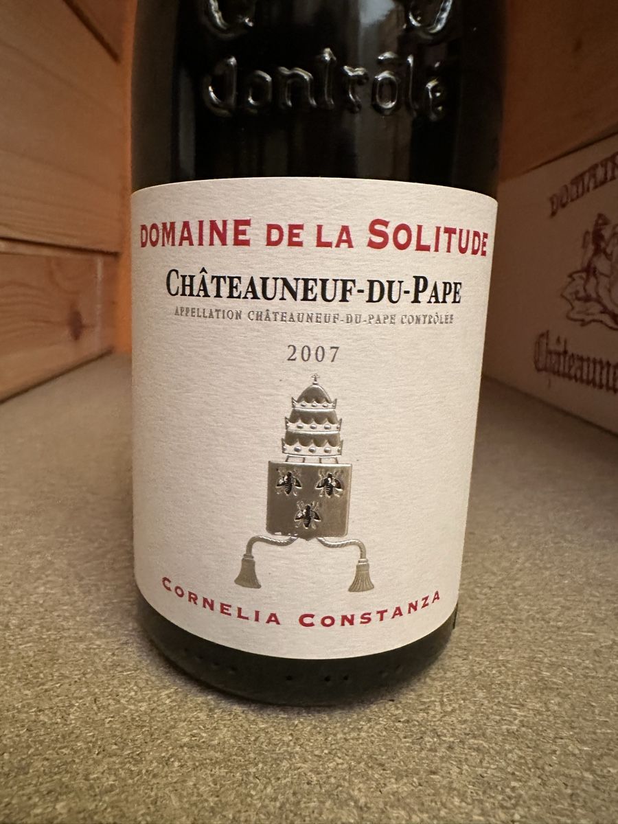 Vino: Domaine de la Solitude CONSTANZA 2007 – Nuovo e nell'imballaggio originale da Elsau venduto da sch_6mcn 1