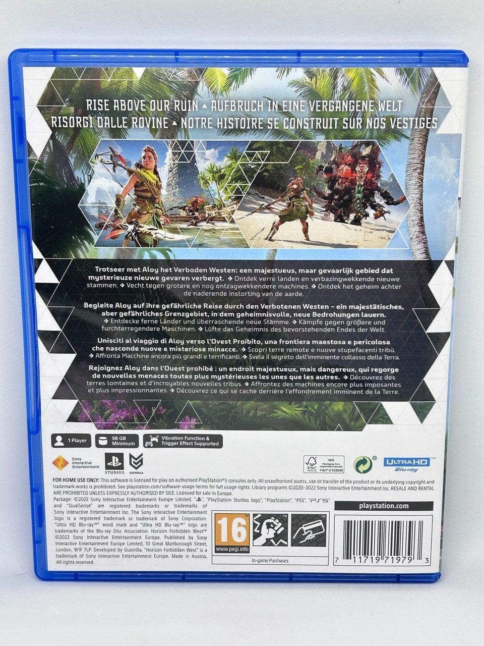 Sony Spiele: Horizon Forbidden West per PlayStation 5 – Gebraucht aus Giubiasco von LorisVale 1