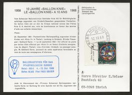 Ballon Schweiz 1968 Sursee Müswangen Dolder