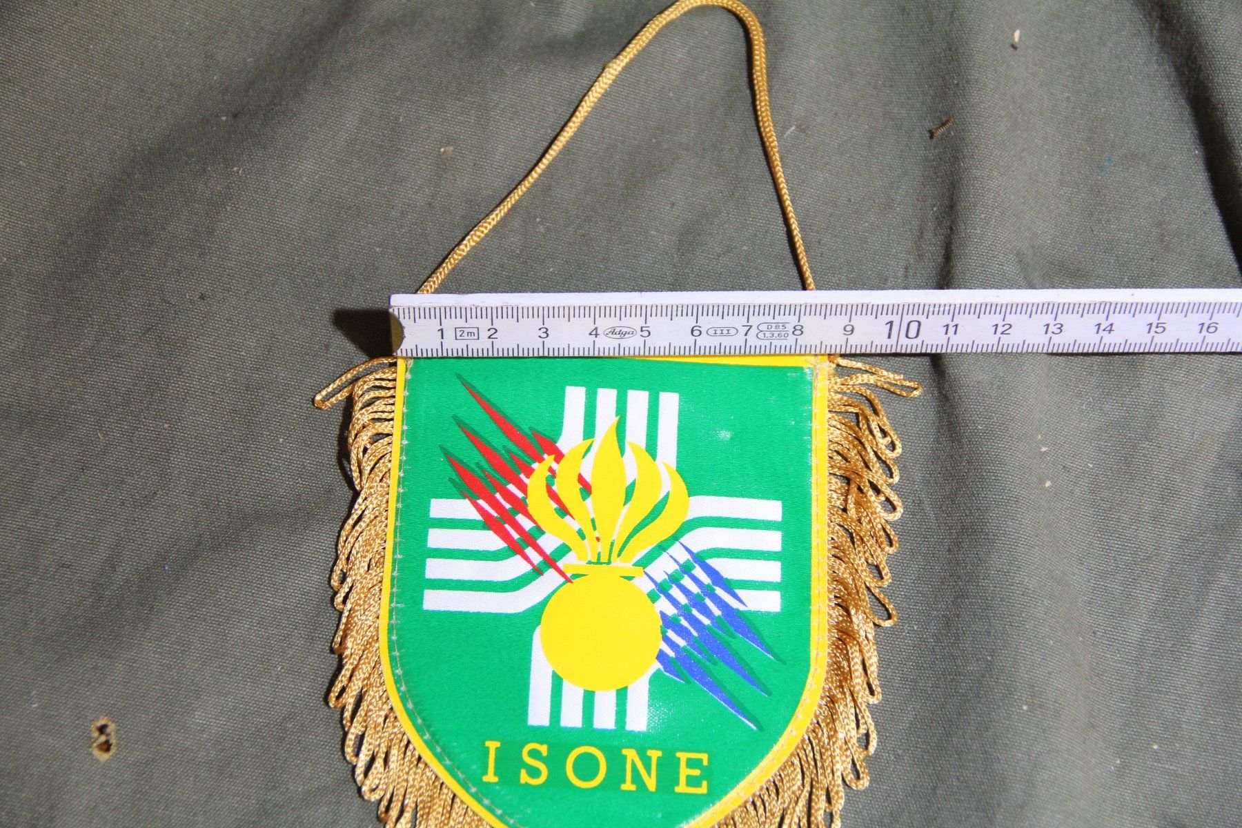 Schweizer Armee Placchette & Badge: Wimpel, Grenadier Isone, – Usato da Belp venduto da Tomsek 1