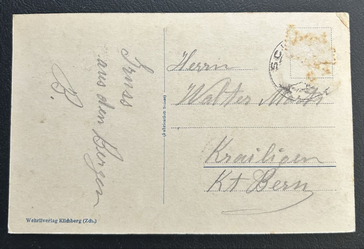 Cartoline postali: Fotokarte Heutransport im Engadin  – Usato da Horw venduto da Tellbub 1