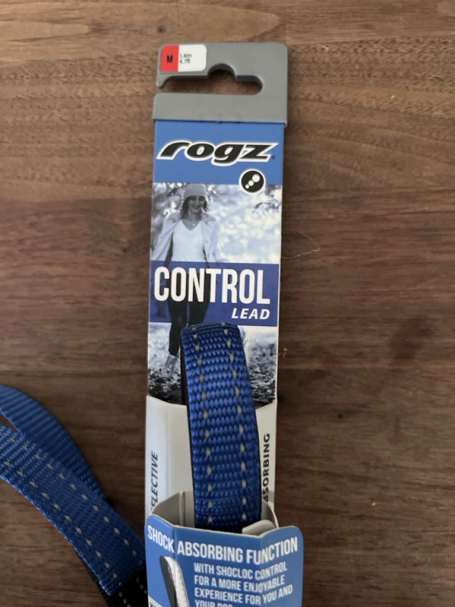 Rogz Guinzagli & Collari: Rogz Control Hundeleine blau Grösse M neu – Nuovo e nell'imballaggio originale da Hunzenschwil venduto da jaeggi1978 1
