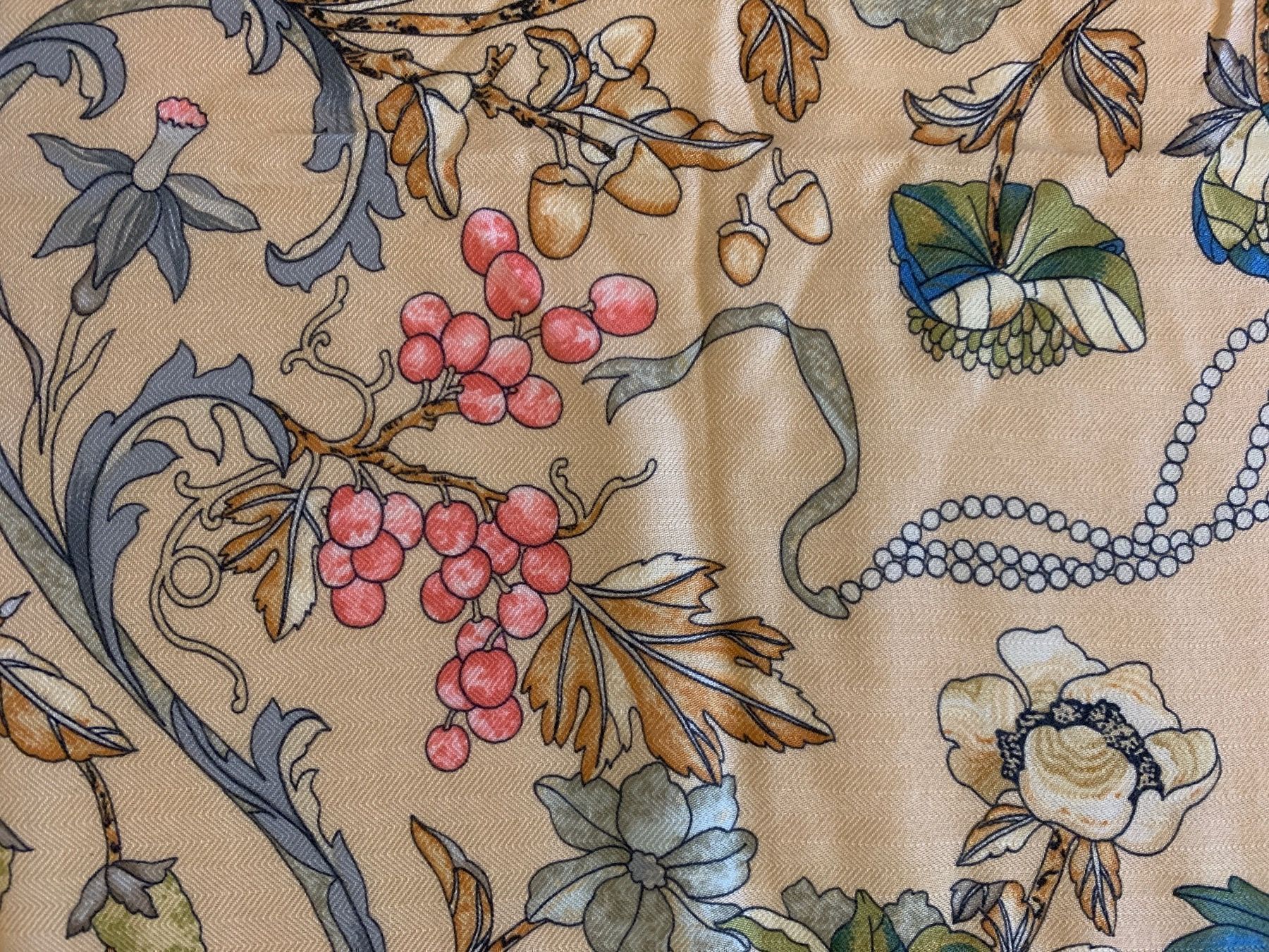 Hermès Foulards, Tücher & Schals: HERMES 140 Kaschmirschal Vintage – Neu (gemäss Beschreibung) aus Bützberg von Alexaborn 3