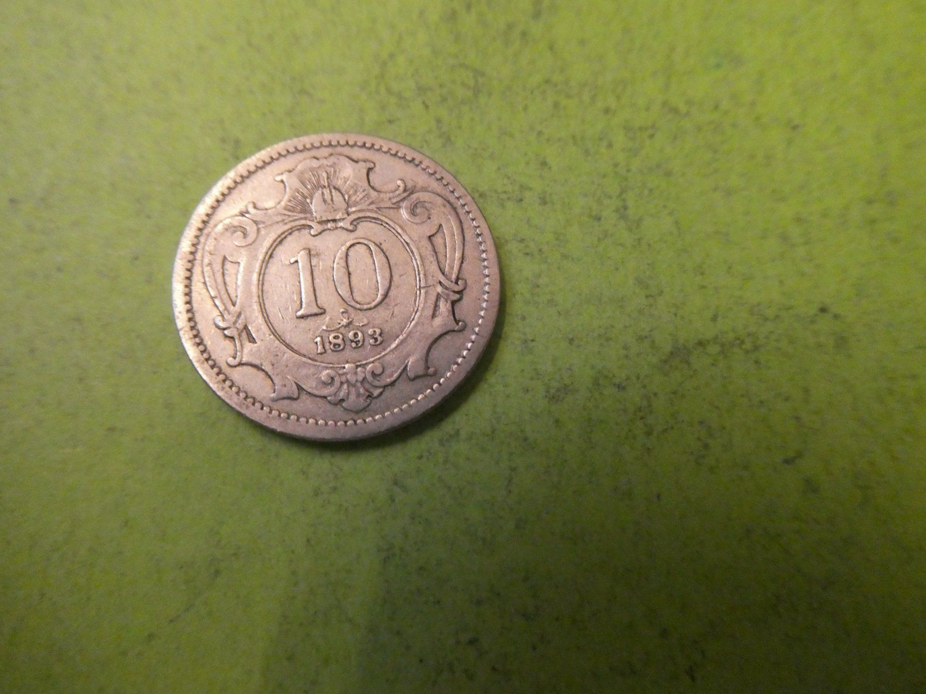 Tutti le monete: Oesterreich 1893, 10 Heller – Usato da Hinterforst venduto da Rohusri