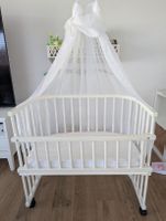 Babybay Maxi Beistellbett Set auf Rollen inkl. viel Zubehör