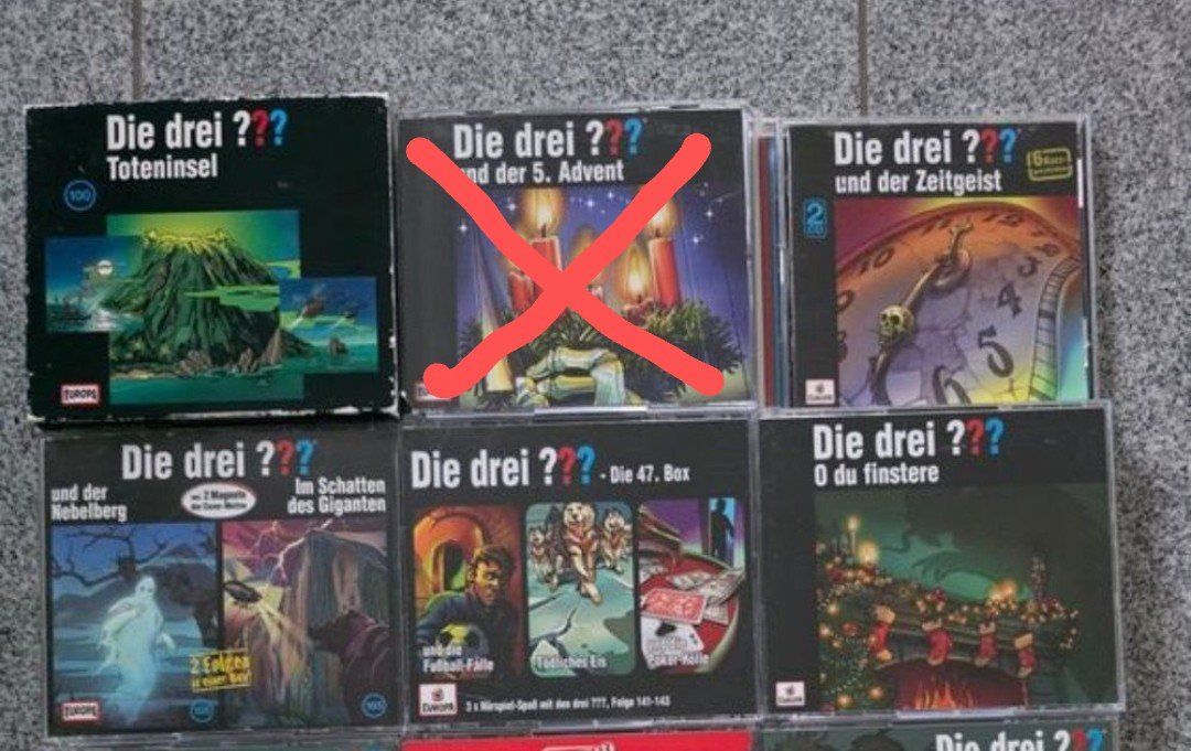 Hörbücher: Die drei ??? Fragezeichen - Hörspiel CD Boxen – Gebraucht aus Tägerschen von mamirockt