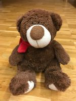 Teddybär Kuscheltier, Plüschtier, Stofftier braun 28cm gross