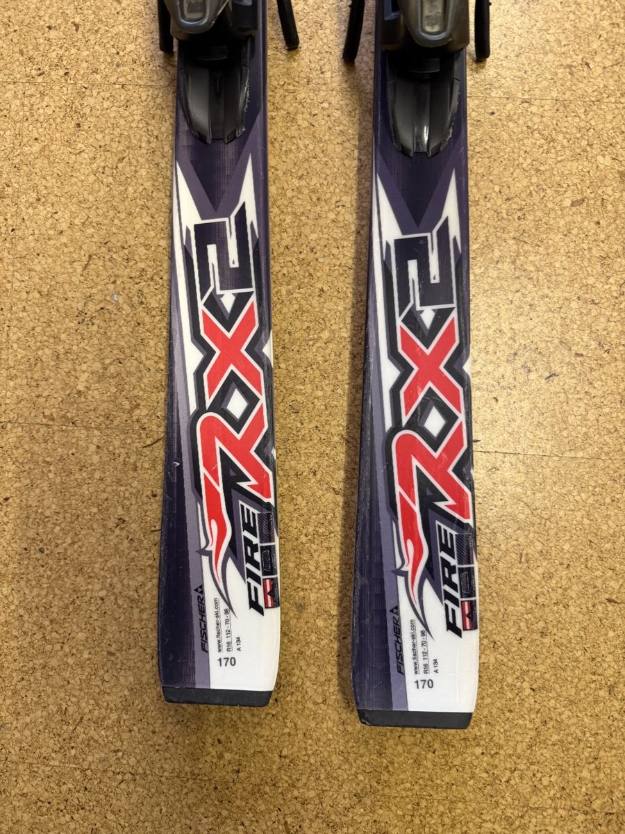 Fischer Sci: Fischer Fire RX2 Ski 170 cm mit Fischer Bindung – Usato da Gurmels venduto da SwissShop21 3