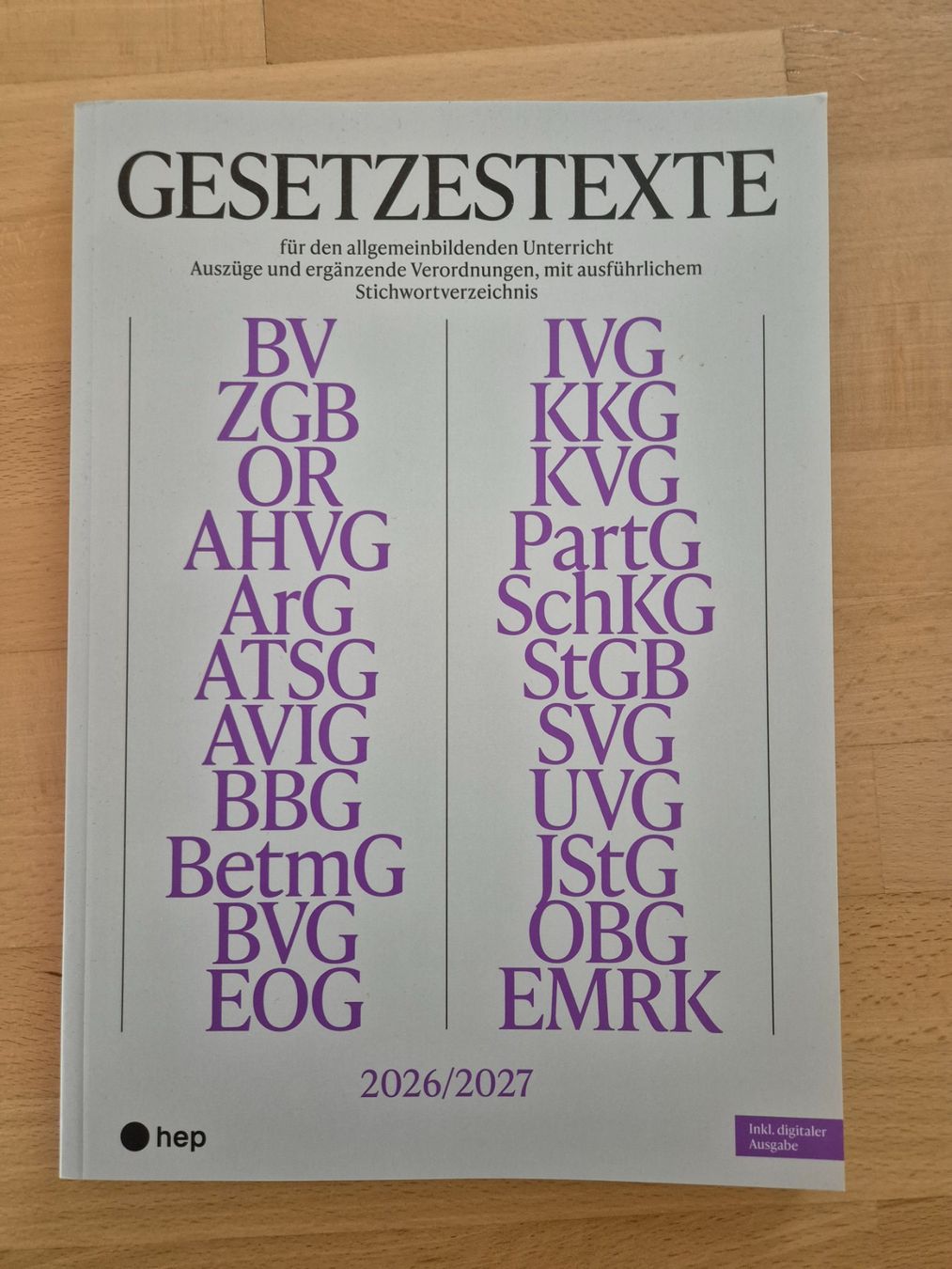 Libri: Gesetzestexte 2026/27 – Nuovo (secondo la descrizione) da Mettmenstetten venduto da Karnataka