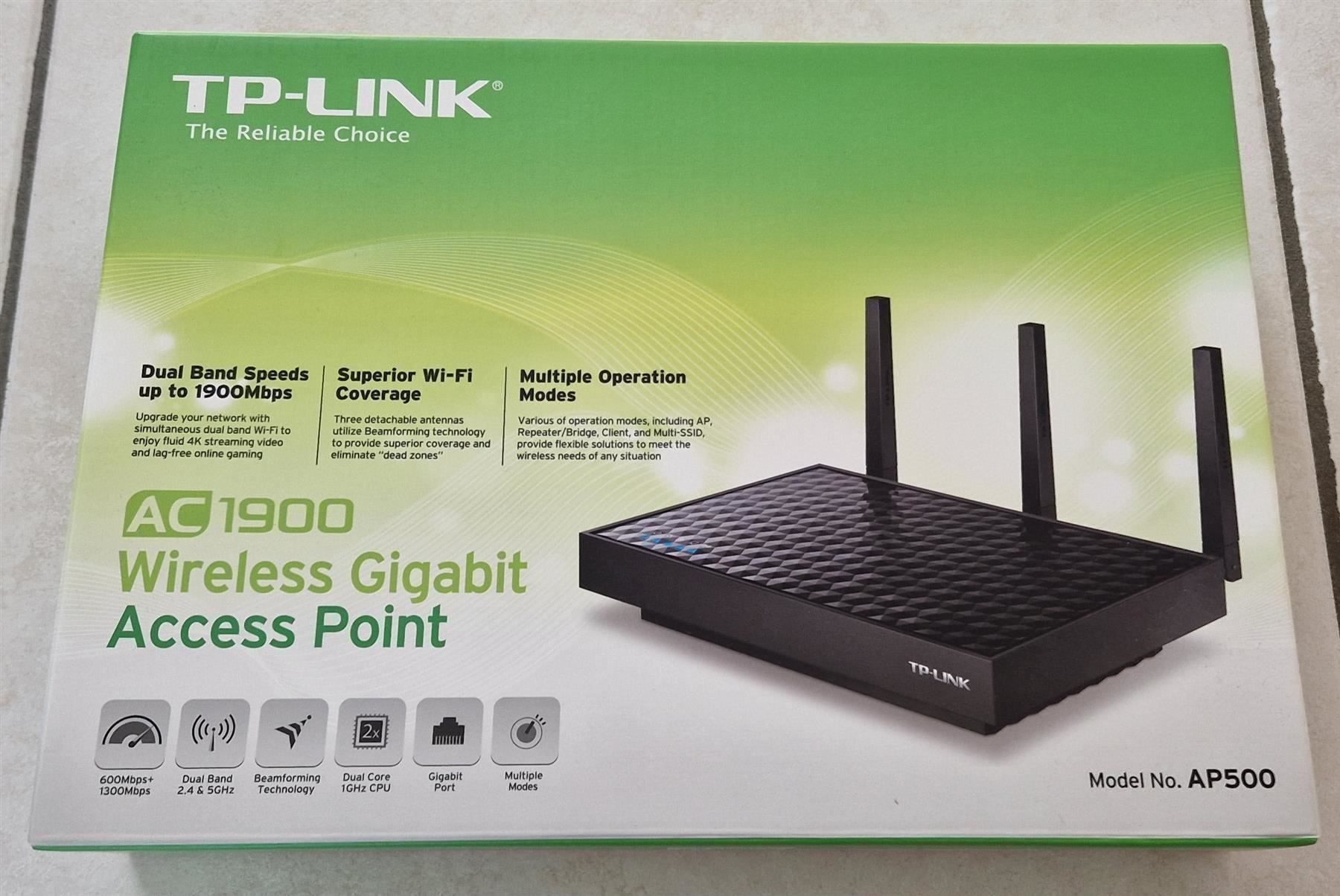 TP-Link WiFi: ***** TP-Link AP500 Gigabit Access Point – Nuovo e nell'imballaggio originale da Villaz-St-Pierre venduto da Ubid