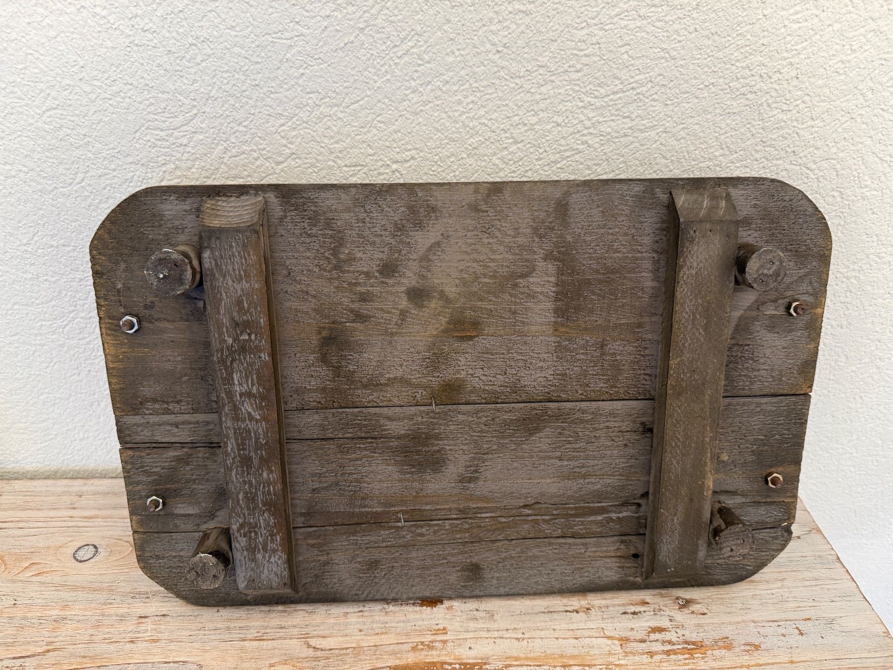 Tutte le decorazioni: Deko Tablett aus Altholz, im Shabby Chic Look – Usato da Wolfwil venduto da Inseider12 5