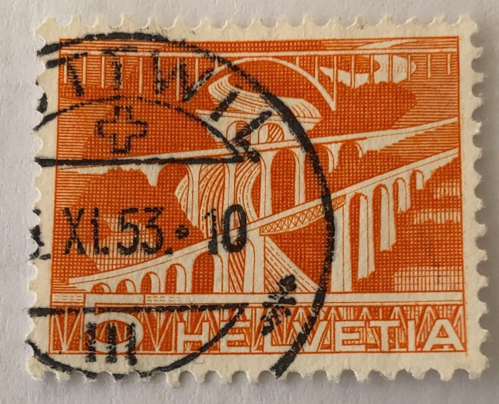 Alle Briefmarken: Nr.298 mit Vollstempel Huttwil – Gebraucht aus Aarau von Billa007