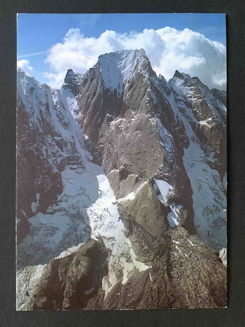Cartoline postali: AK Piz Badile Nordwand – Usato da Goldau venduto da artelier1