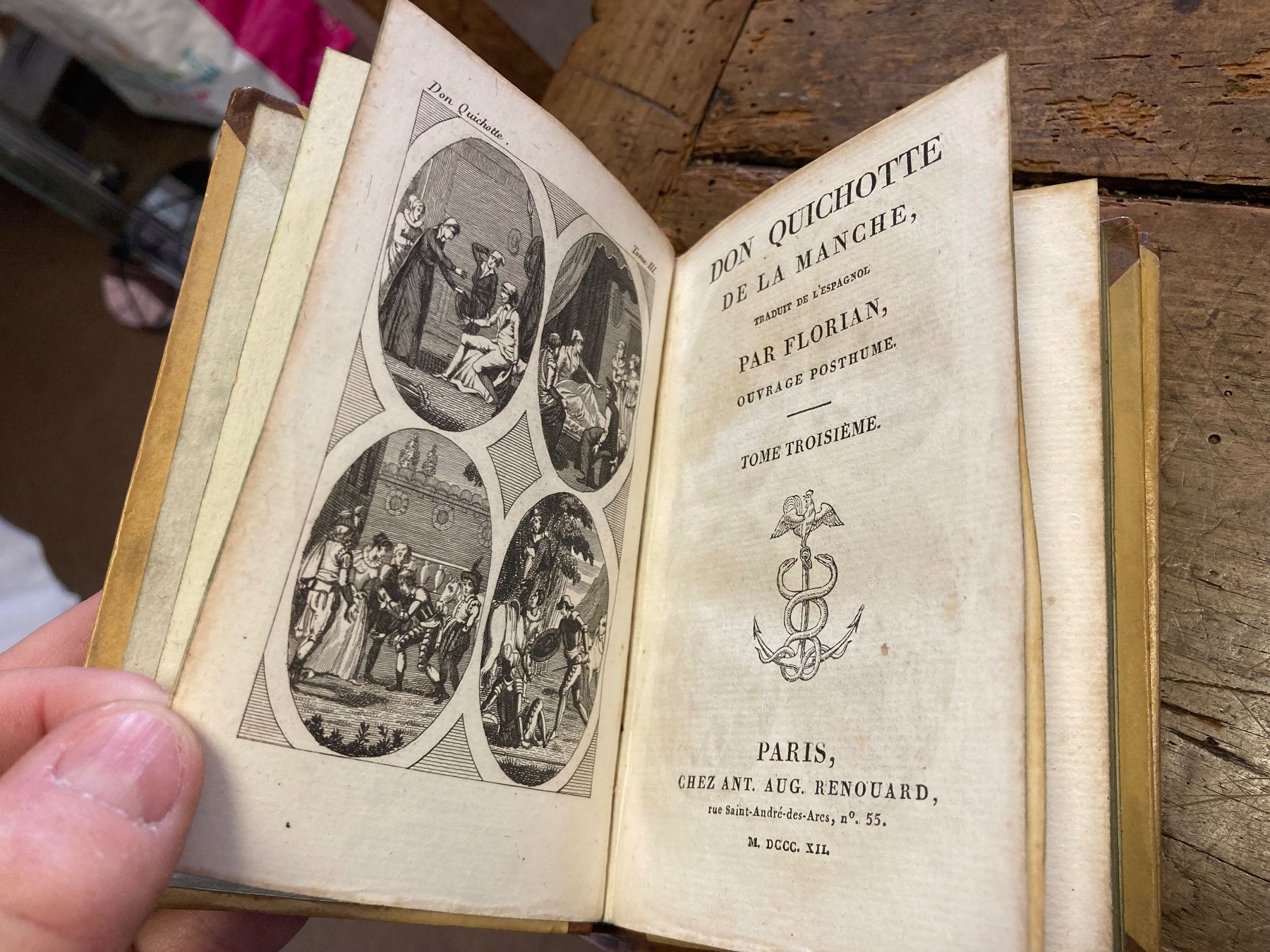 Bücher: Don Quichotte de la Manche FLORIAN 4 Bände – Gebraucht aus Bern von Jwpm66 4
