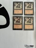 4 Magic Exhume Karten englisch NM