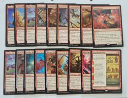 MtG - 14 rote Rares + 4 Mythics