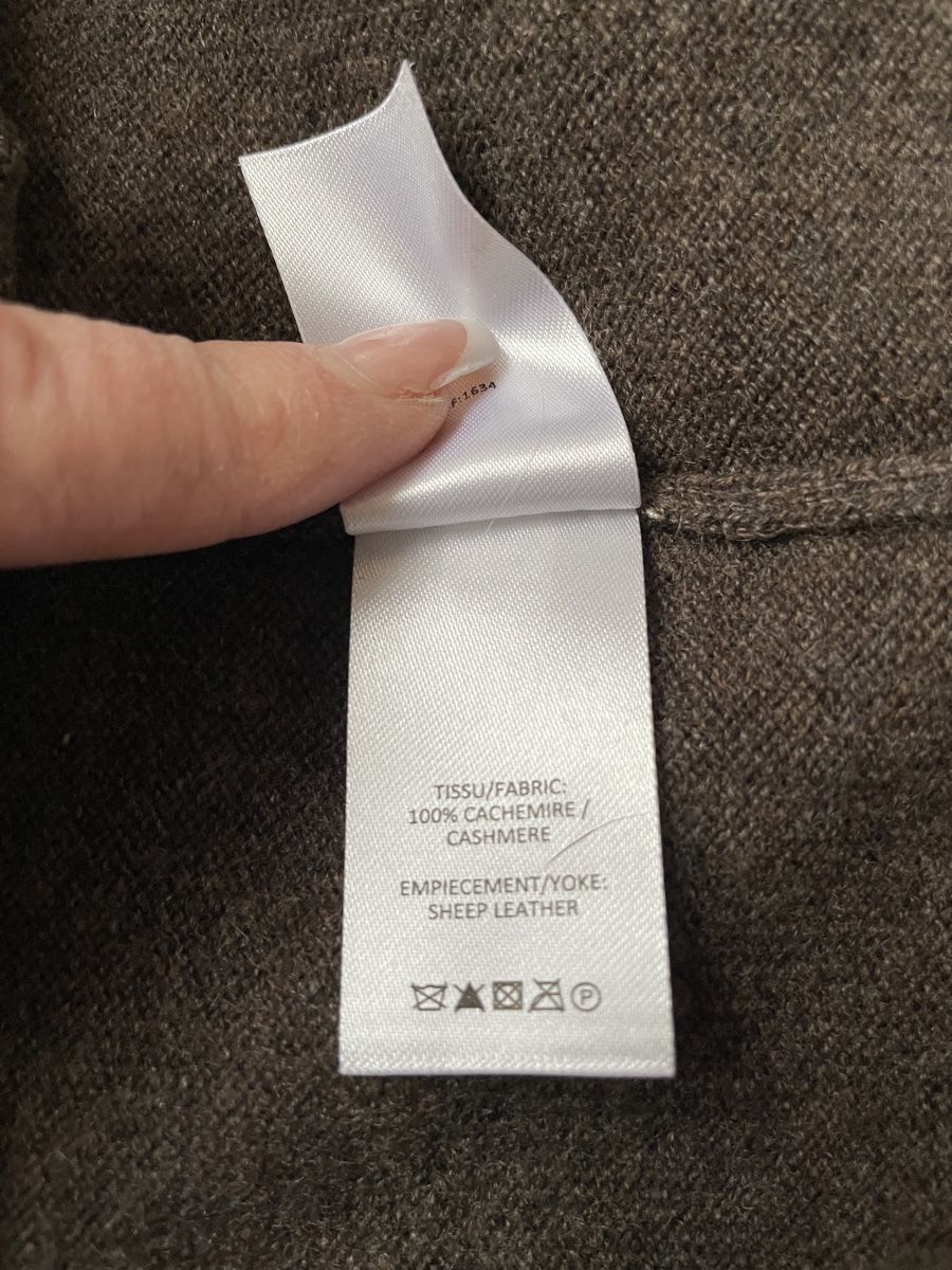 Max & Moi Vestiti: Cashmere Kleid mit Leder Grösse M neu – Nuovo e nell'imballaggio originale da Buch am Irchel venduto da TT65 7