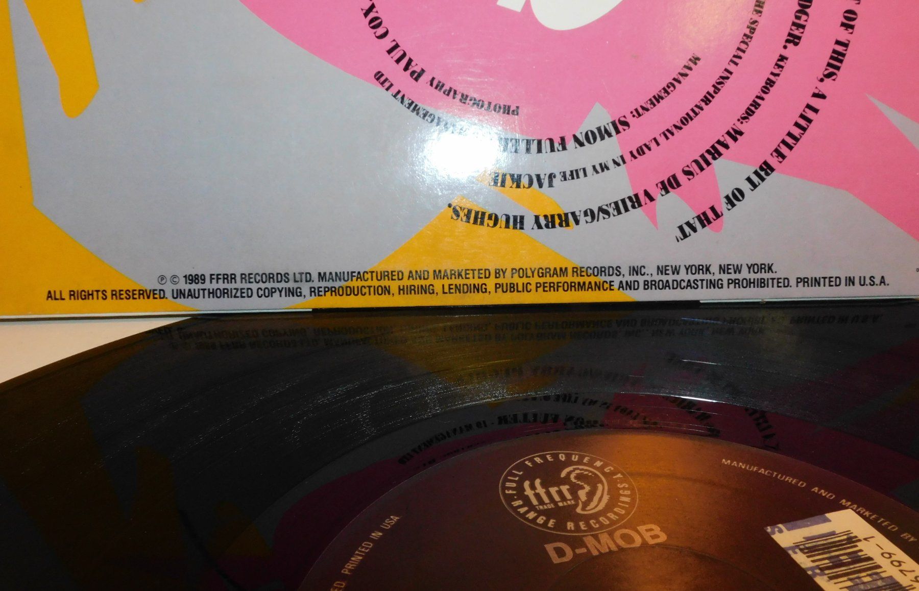 Dischi in vinile: LP Schallplatte  1989 - D-Mob Jam Beat Version  House Mix – Usato da Sursee venduto da 76 5