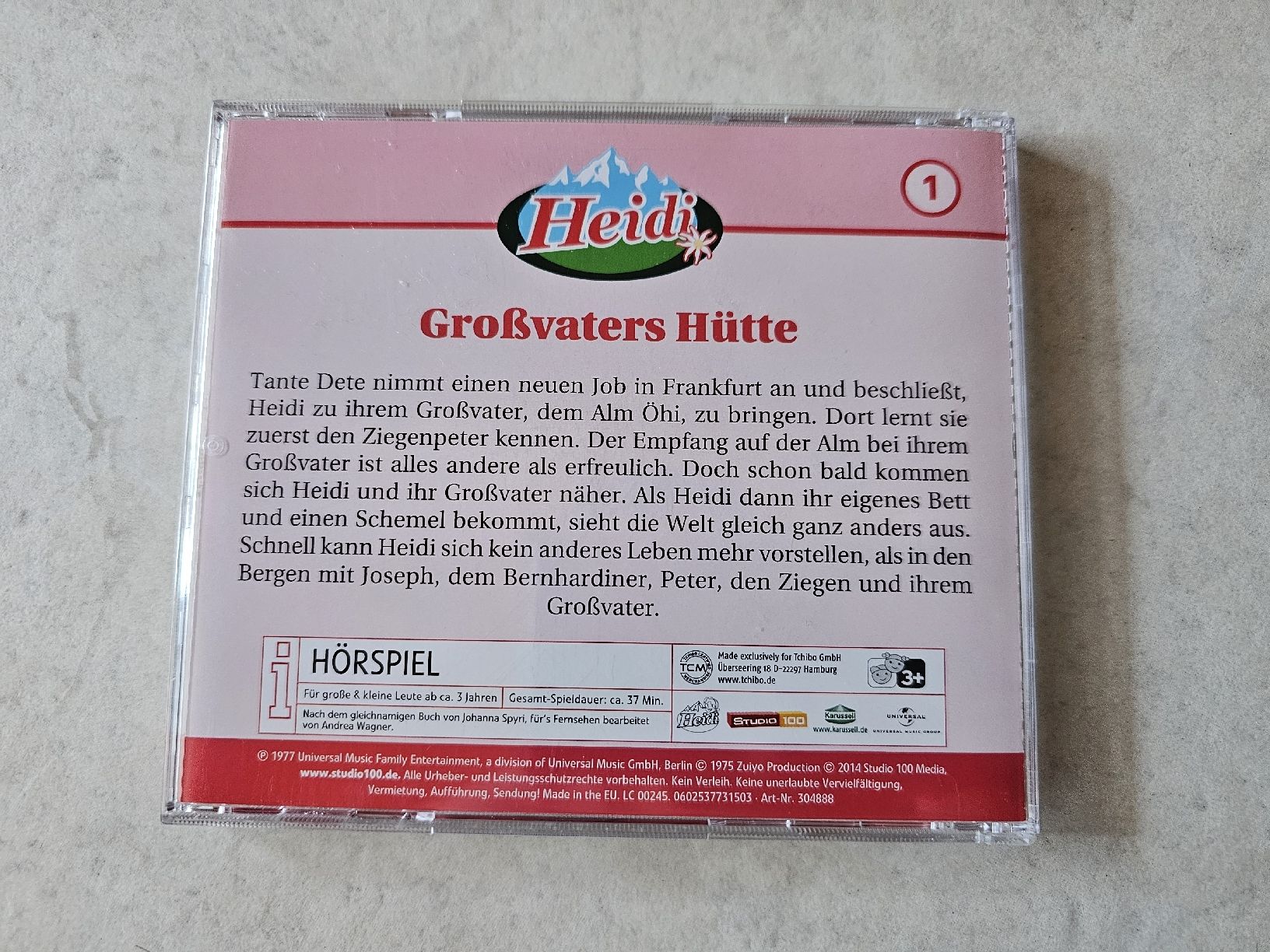 CD: Heidi  -  Grossvaters Hütte – Usato da Schneisingen venduto da backstore24 1
