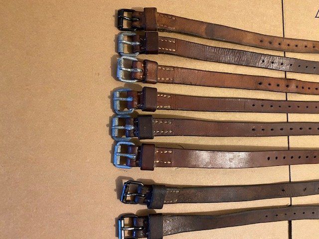 Sonstige Kleidung & Accessoires: 8 X LEDERRIEMEN  CH ARMEE – Gebraucht aus Chur von silbermon 1