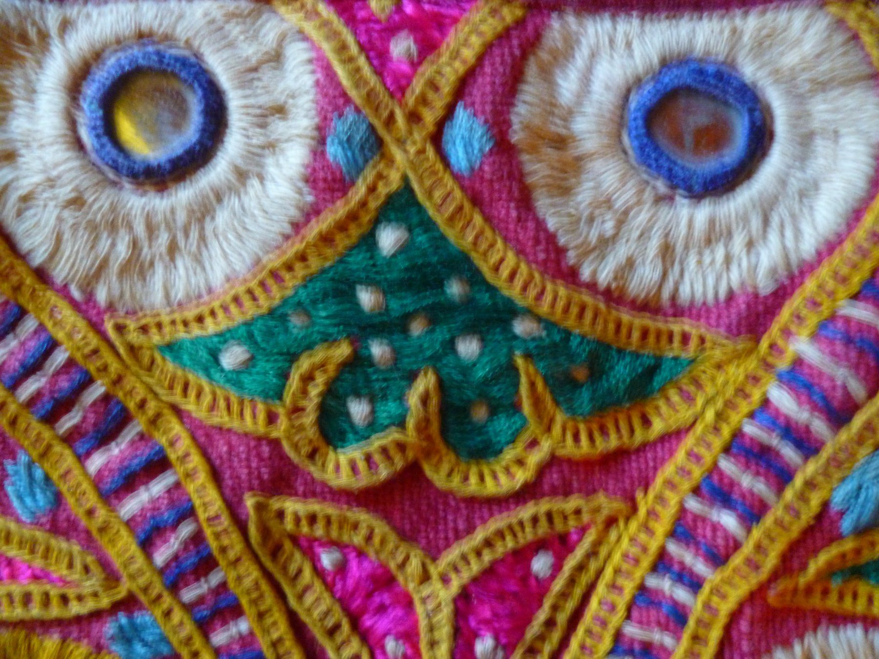 Borse da donna: Petit sac-pochette brodé avec miroirs Inde – Usato da Montreux venduto da dodeskaden 4