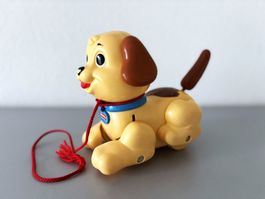 Ziehtier Hund Baby Spielzeug Schiebetier Nachziehtier