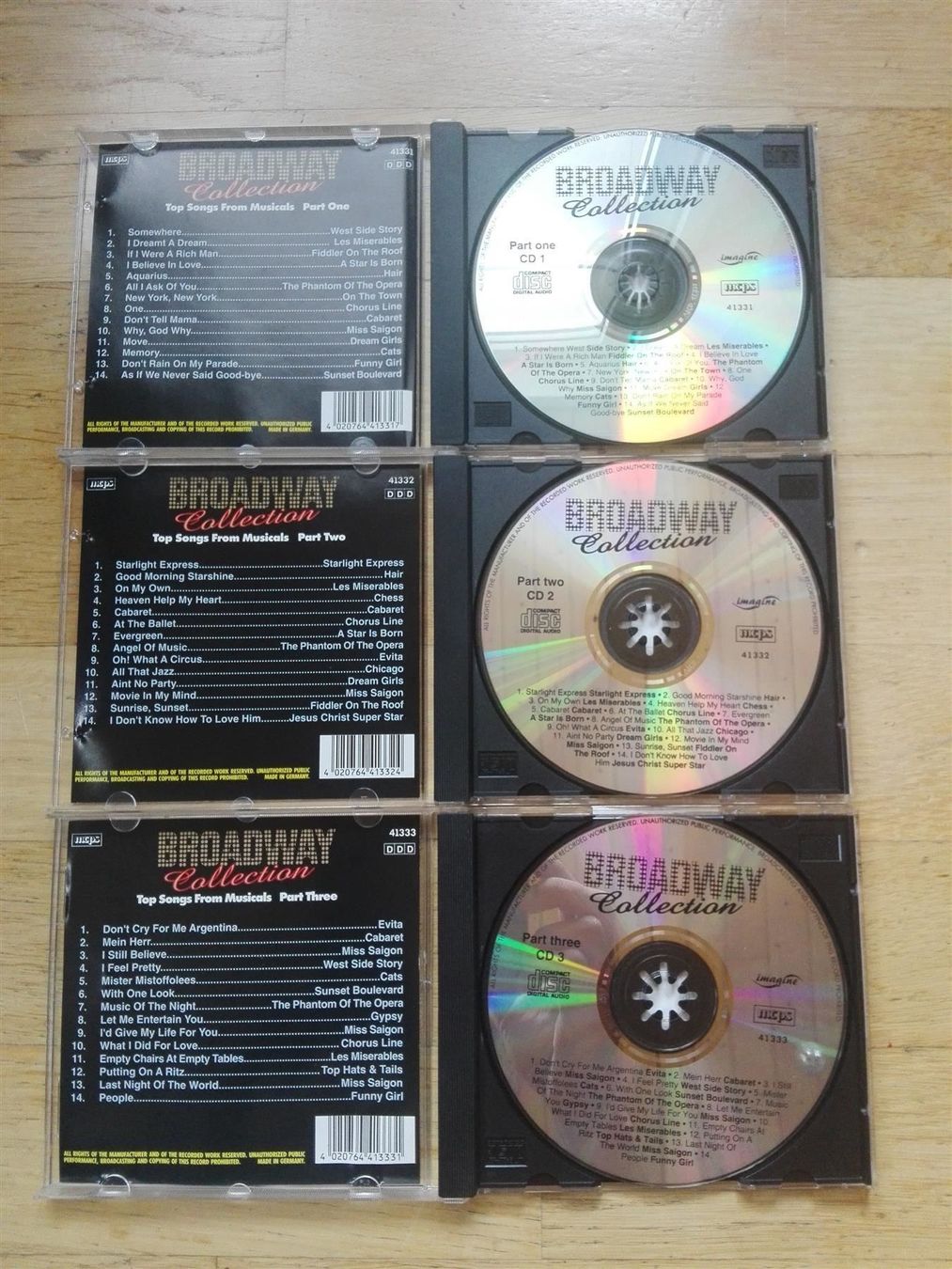 CD: Broadway Collections  (Part 1-3) – Usato da St.Gallen venduto da elk2022 2
