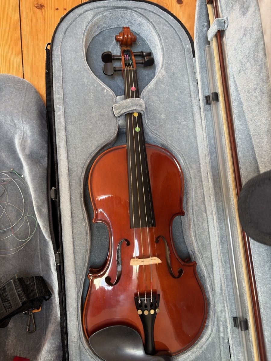 Strumenti musicali: Violine mit Etui und Bogen – Usato da Wittenbach venduto da haa_7zyz 1
