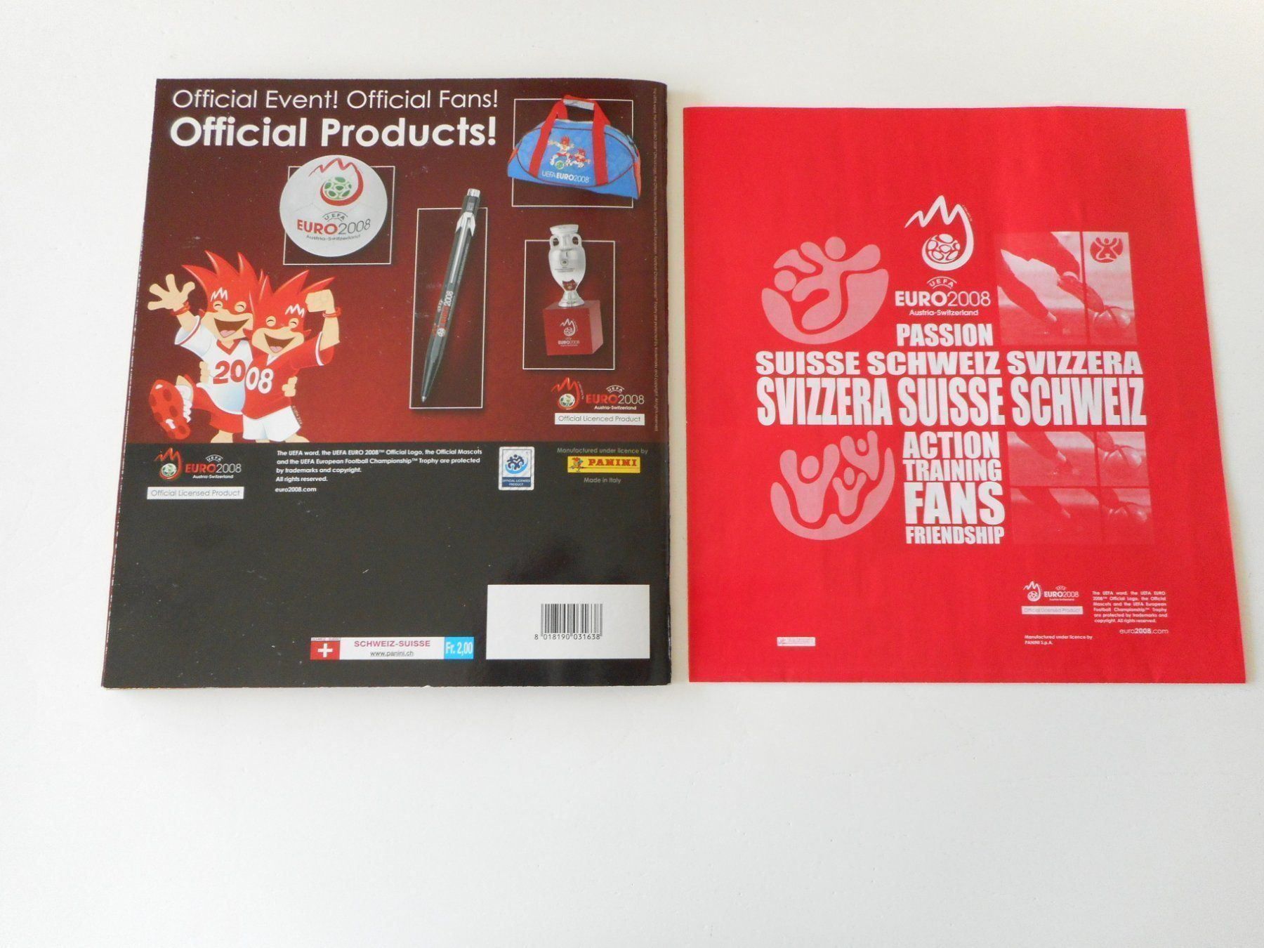 Panini Sammelbilder & Trading cards: Panini EM/Euro Album 2008 komplett 5 – Gebraucht aus Cham von Paniniworld 1