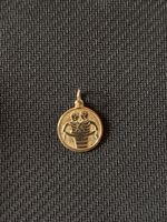 Vergoldeter Zwilling Anhänger - Astrologie Schmuck!