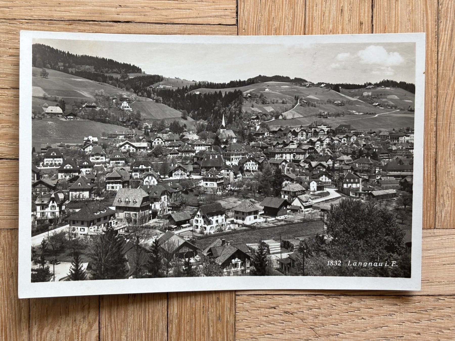 Cartoline postali: Ansichtskarte Langnau im Emmental, ungelaufen – Usato da Wettingen venduto da _Nordliechtli_