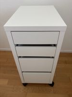 Rollcontainer weiss 4 Schubladen