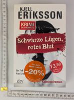Kjell Eriksson - Schwarze Lügen, rotes Blut, Krimi Top!