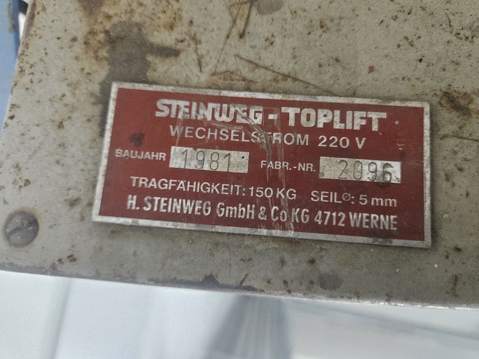 Tutte le macchine: Warenaufzug  Dachdeckerlift – Usato da Buchs LU venduto da wey123 7
