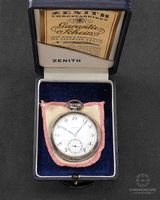 ZENITH pocket watch, Lucerne Shooting Festival 1939, 925
