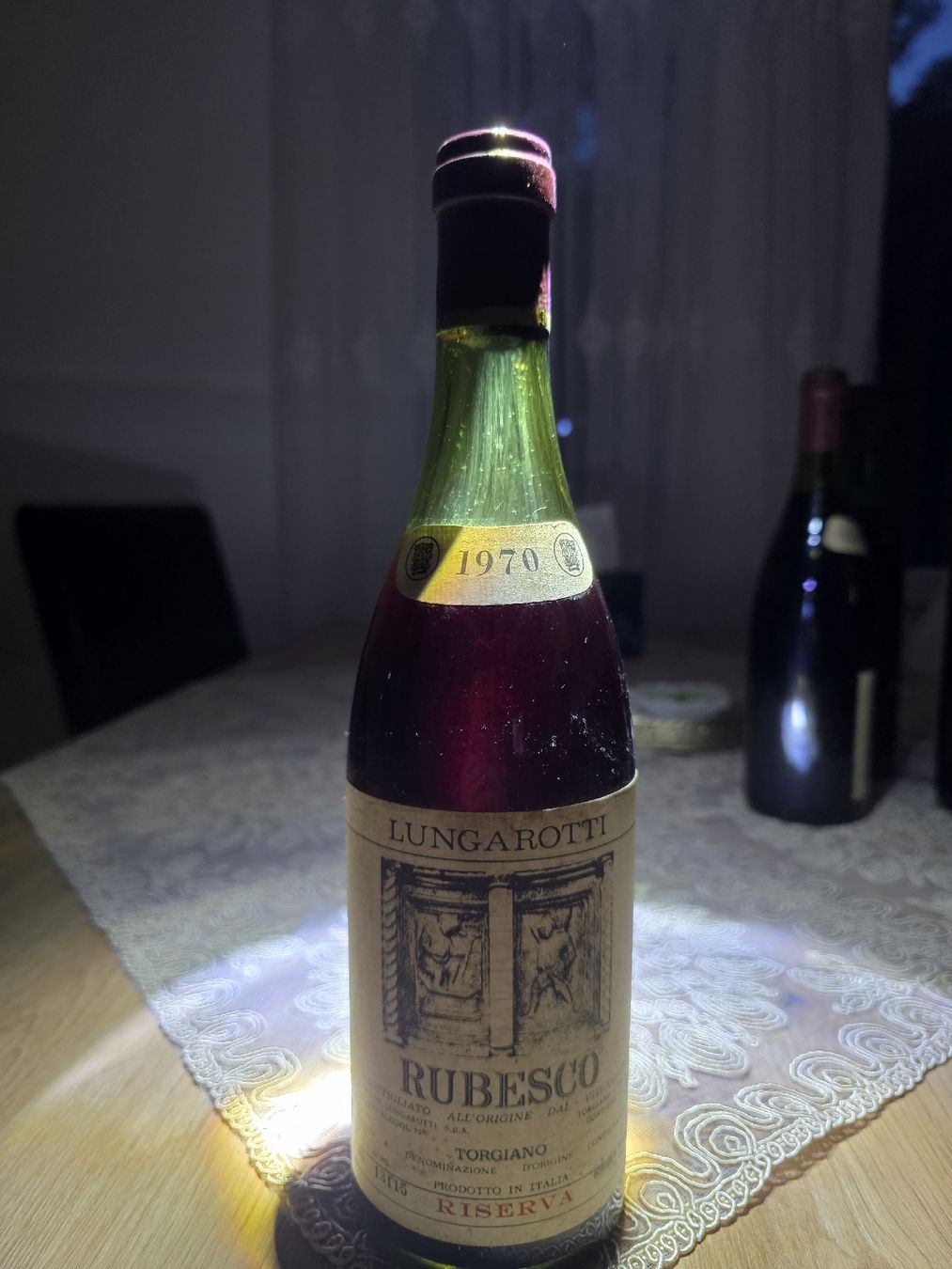 Vino: Rubesca Riserva 1970 Lungarotti - Vintage Wein  – Nuovo (secondo la descrizione) da Brugg AG venduto da Tiga108.
