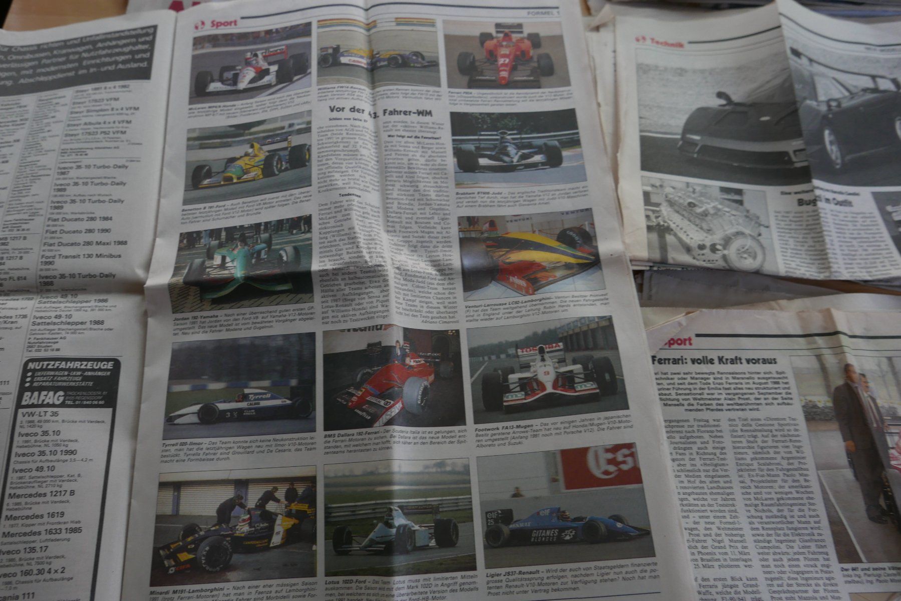 Riviste & Magazine: Automobil-Zeitschriften - Ausschnitte – Usato da Rotkreuz venduto da nigal 2