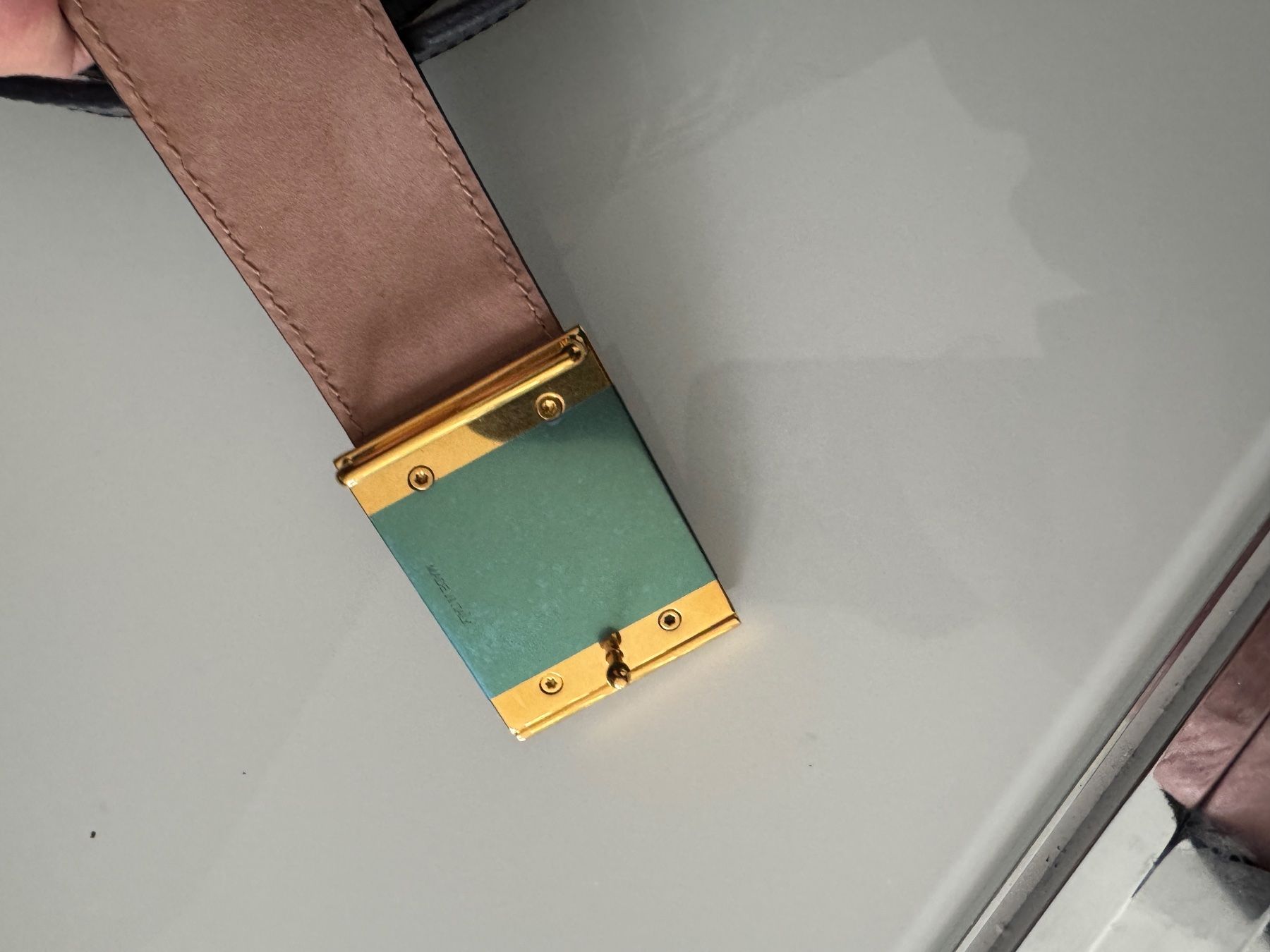 Bally Cinture: BALLY Strukturierter Outline Gürtel 105 – Nuovo e nell'imballaggio originale da Volketswil venduto da praxis12 2