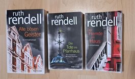 3x Krimi Büchersammlung Ruth Rendell