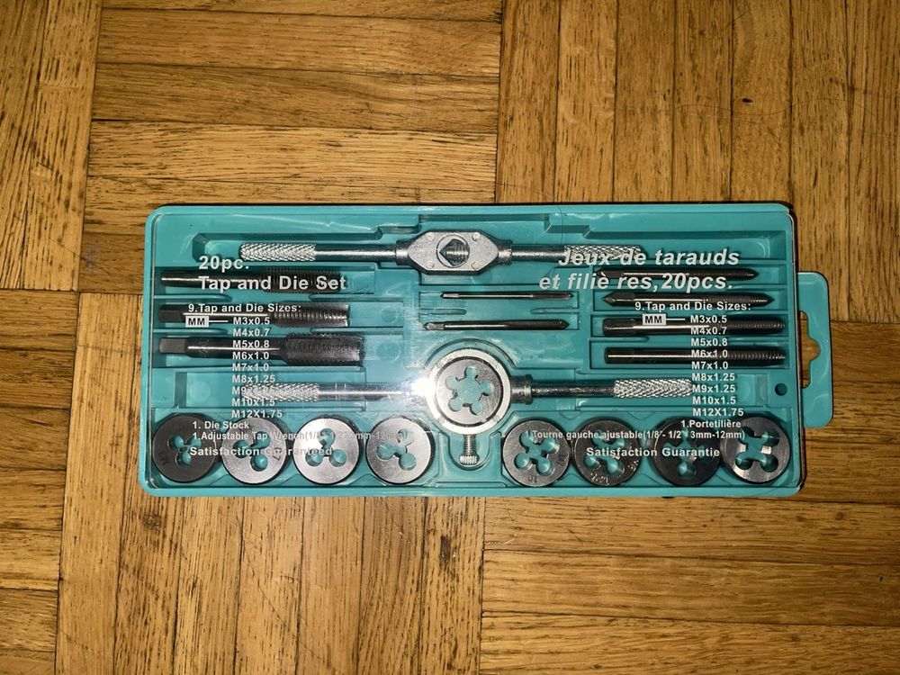 Set De Tarauds Et Filières Brueder Mannesmann - Coffret Outillage Pour Filetage Métrique