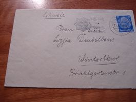 Dt Reich, Brief mit Werbe-o "Luftschutz, Ausbildung" 1939