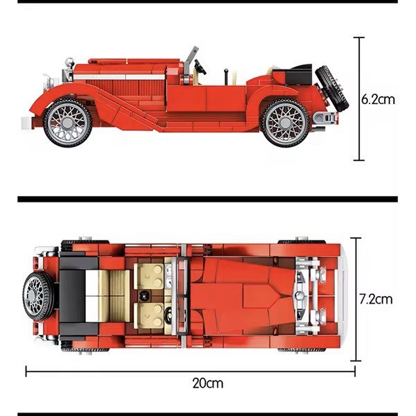 Baukästen: Klassischer Oldtimer Rot – Neu und originalverpackt aus Meisterschwanden von Bigi1 2