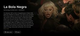 1x La Bola Negra | Zurich Film Festival | 24.9.2026 | 20:15