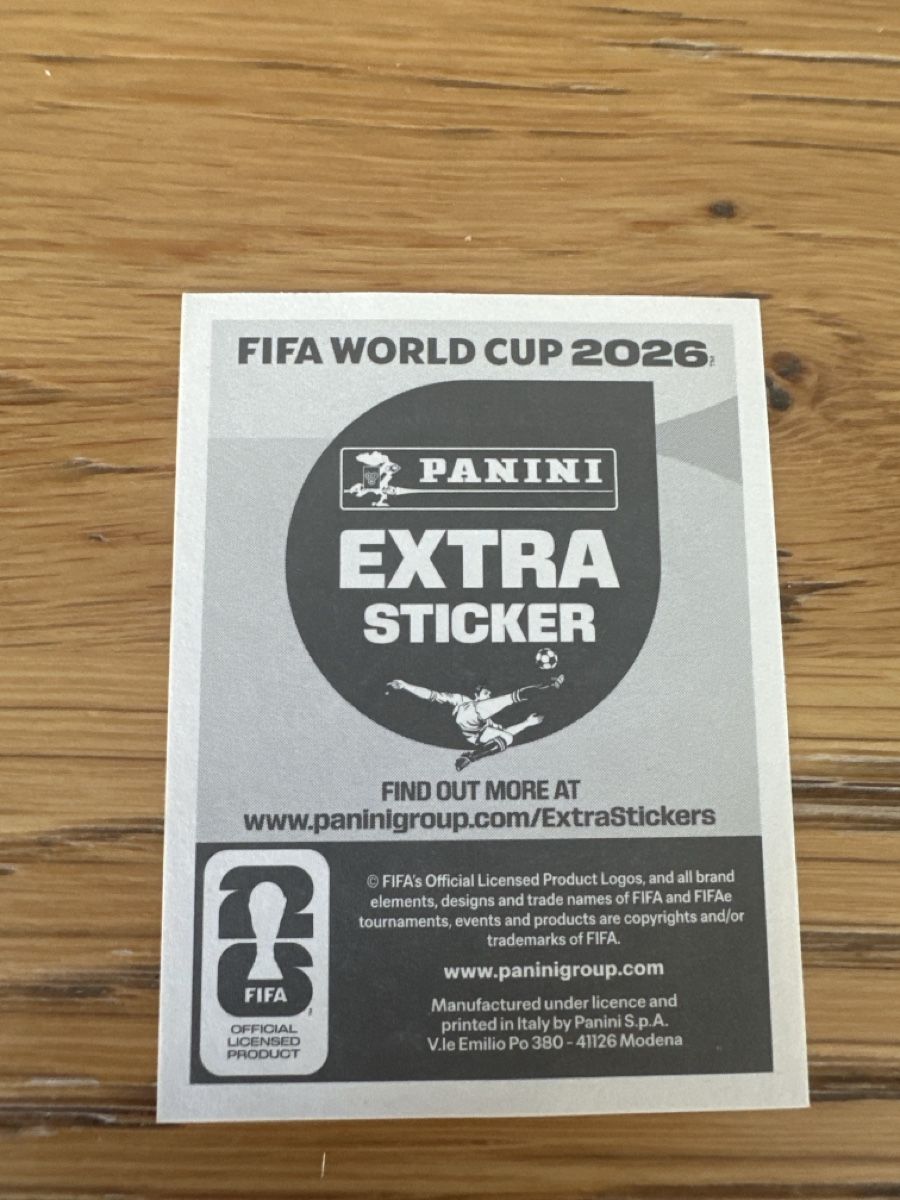 Panini Carte collezionabili: Panini Extra Sticker Erling Haaland World Cup 2026 Basic – Nuovo e nell'imballaggio originale da Grandson venduto da Carpal 1