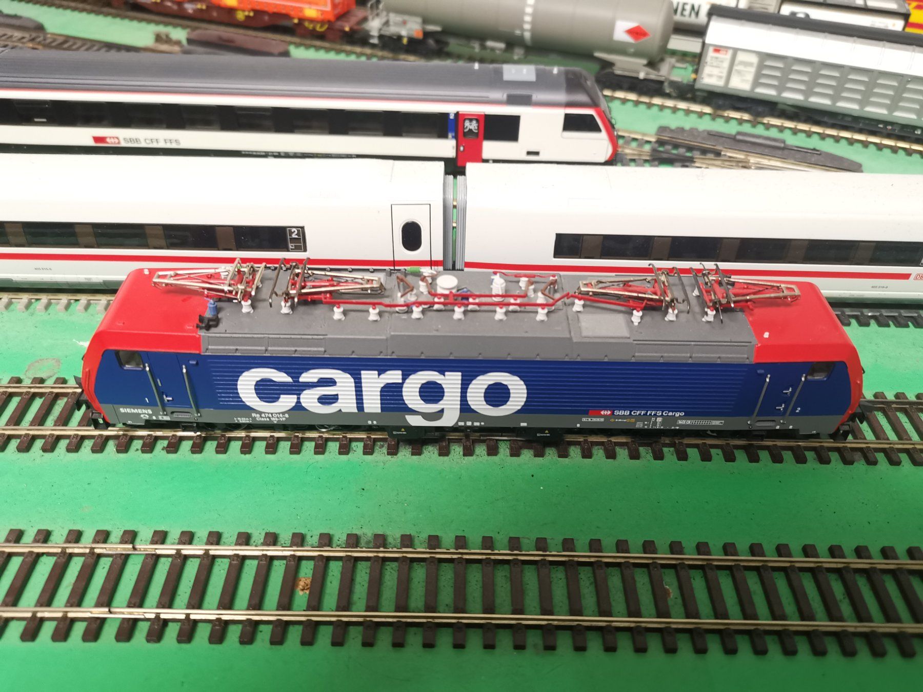 Roco Modellini di ferrovie: Roco 63666 - Re 474 014 der SBB Cargo – Usato da St. Margrethen SG venduto da tribeli98 3