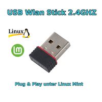 USB WLAN Stick Plug & Play unter Linux Mint 150 Mbit 2,4 GHz