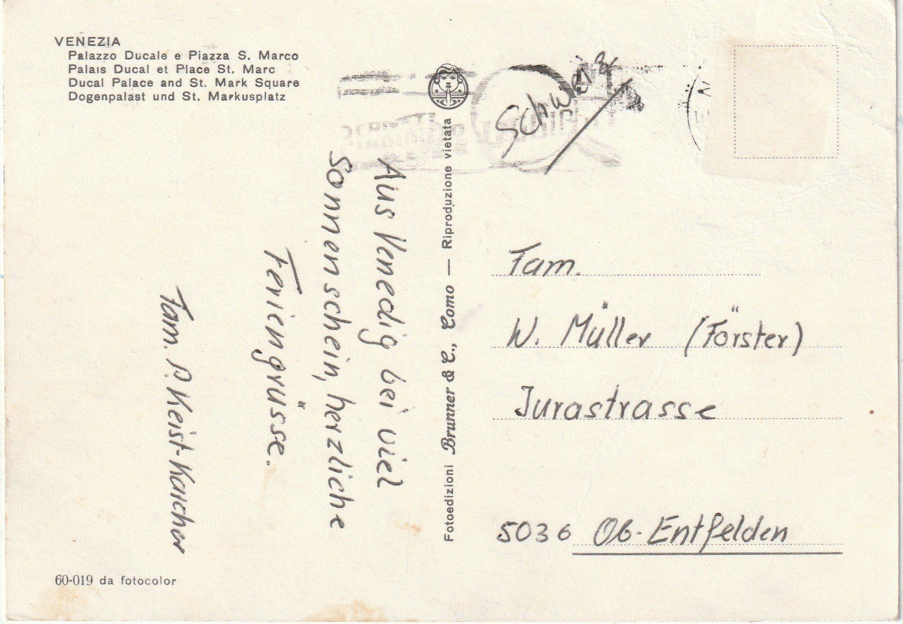 Cartoline postali: Venezia – Usato da Lumbrein venduto da made02 1