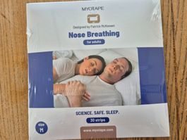Myotape Pflaster für Nasenatmung im Schlaf Schnarchen stoppe