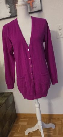 Yorn Strickjacke 100% Kaschmir pink Grösse 44 