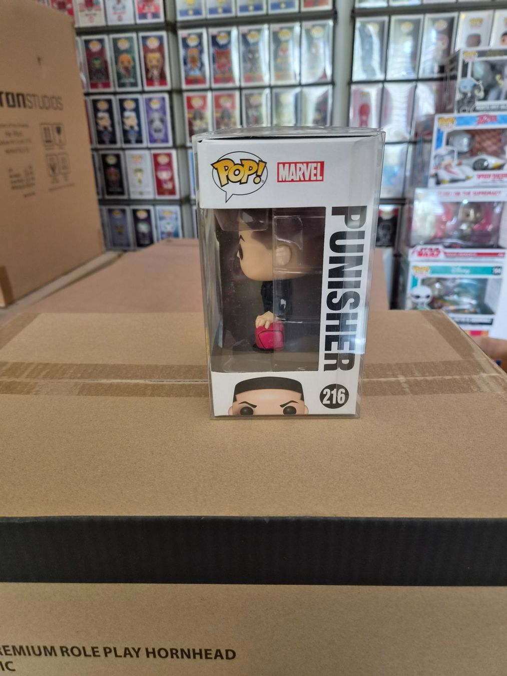 Funko Figurines: Funko Pop Punisher #216 Chase – Marvel Daredevil – Neuf avec emballage d'origine à Sisseln AG par schenk-figuren 1